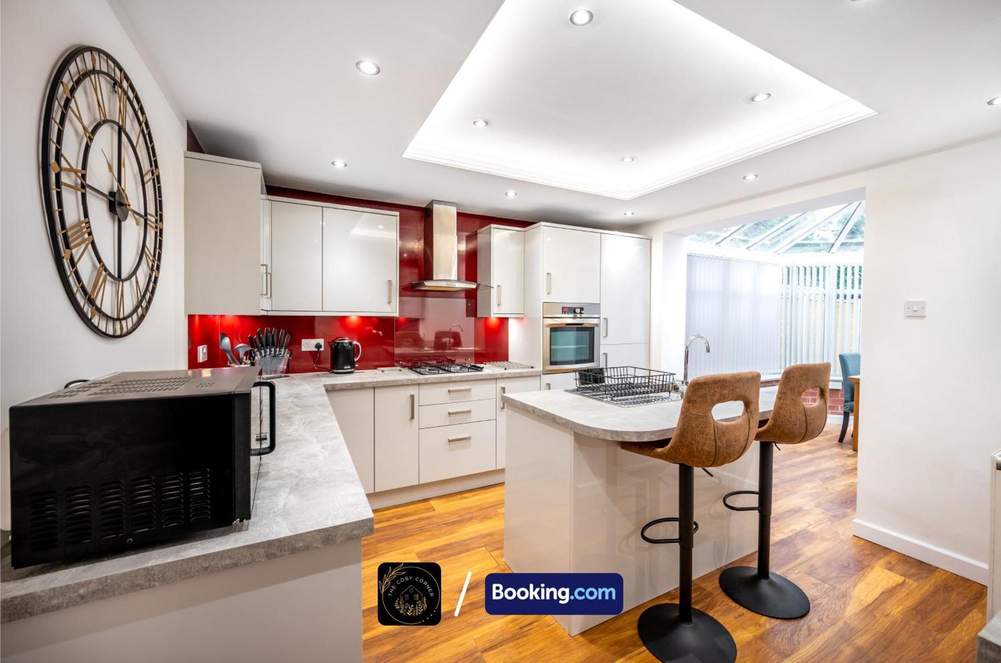 曼彻斯特Cosy 3-Bed House, Garden & Free Parking In Stretford公寓 外观 照片